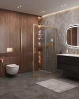 Душевой уголок, прямоугольный MOLVENO-AH-11-140/90-C-BORO-IV  1400x900x1950 Cezares