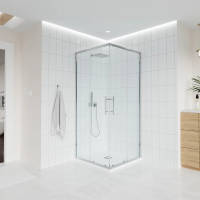 Душевой угол раздвижной E3-CH-9090-01-C9 900х900x1950 Цвет профиля Хром Стекло  Прозрачное Veconi