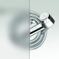 Душевой уголок RGW HO-084G трапеция  100*100*195 350608400-26 профиль Золото стекло Сатинат 8 мм RGW