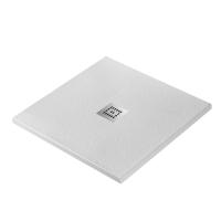 Поддон из искусственного мрамора, квадратный TRAY-MR-UNO-A-90-35-W-CR 900x900x35 BelBagno