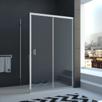Душевой угол раздвижной прямоугольный RV046-13080-01-C5 1300х800х1850 Цвет профиля Хром Стекло Прозрачное Veconi