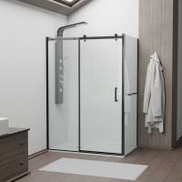 Душевой уголок RGW TO-44-1B (TO-14B + Z-060-2B) прямоугольный  150* 90*195 020744159-14 профиль Чёрный стекло Прозрачное 8 мм RGW