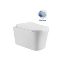 Унитаз подвесной безободковый VT1-36 белый 545х370х360 VINCEA