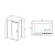 Душевой уголок RGW TO-44 (TO-14 + Z-050-2) прямоугольный  150* 80*195 02074458-11 профиль Хром стекло Прозрачное 8 мм RGW