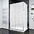 Душевой угол раздвижной прямоугольный RV055M-10070-07-C8 1000х700х1950 Цвет профиля Хром Стекло Матовое Veconi